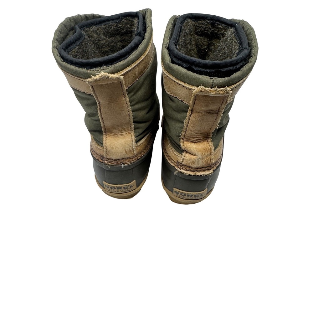 🇨🇦Sorel‎ KAUFMAN 💚🤎💚Canada Vintage Winter Boots military Boho Western-6 - Picture 5 of 7